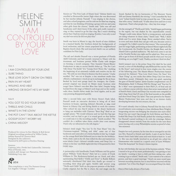 Helene Smith - I Am Controlled By Your Love