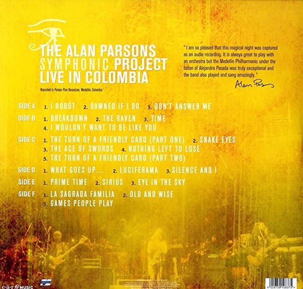 Alan Parsons Project, The - Live In Columbia