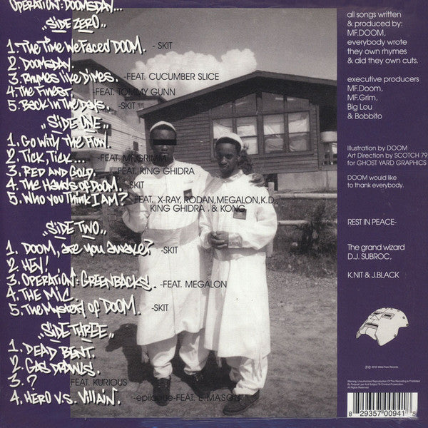 MF Doom - Operation Doomsday (MF93LP Variant Sleeve)