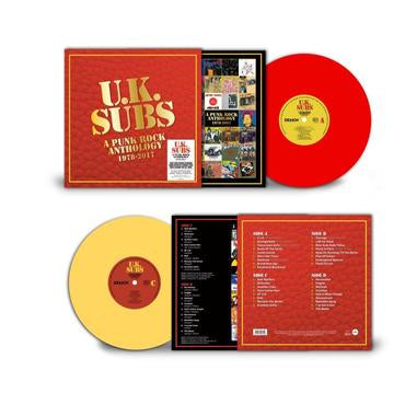 UK Subs - A Punk Rock Anthology (Red & Yellow Vinyl)