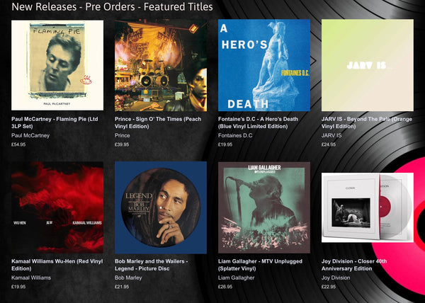 New Releases - Pre Orders - Featured Titles