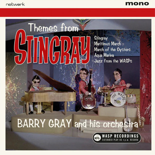BARRY GRAY & HIS ORCHESTRA - Themes From Stingray - 7'' EP - Aquamarine Coloured Vinyl