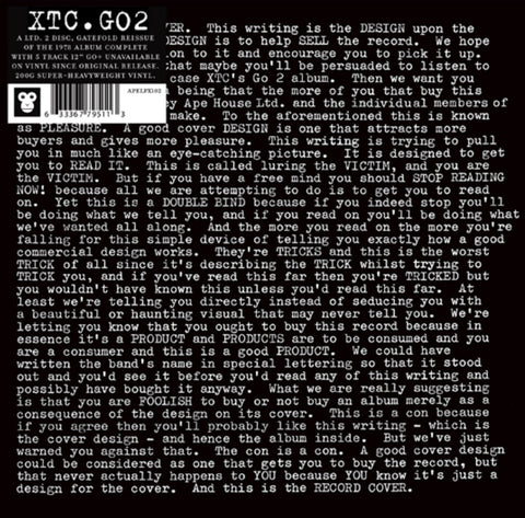 XTC - Go 2 (Limited 2 Disc Edition)