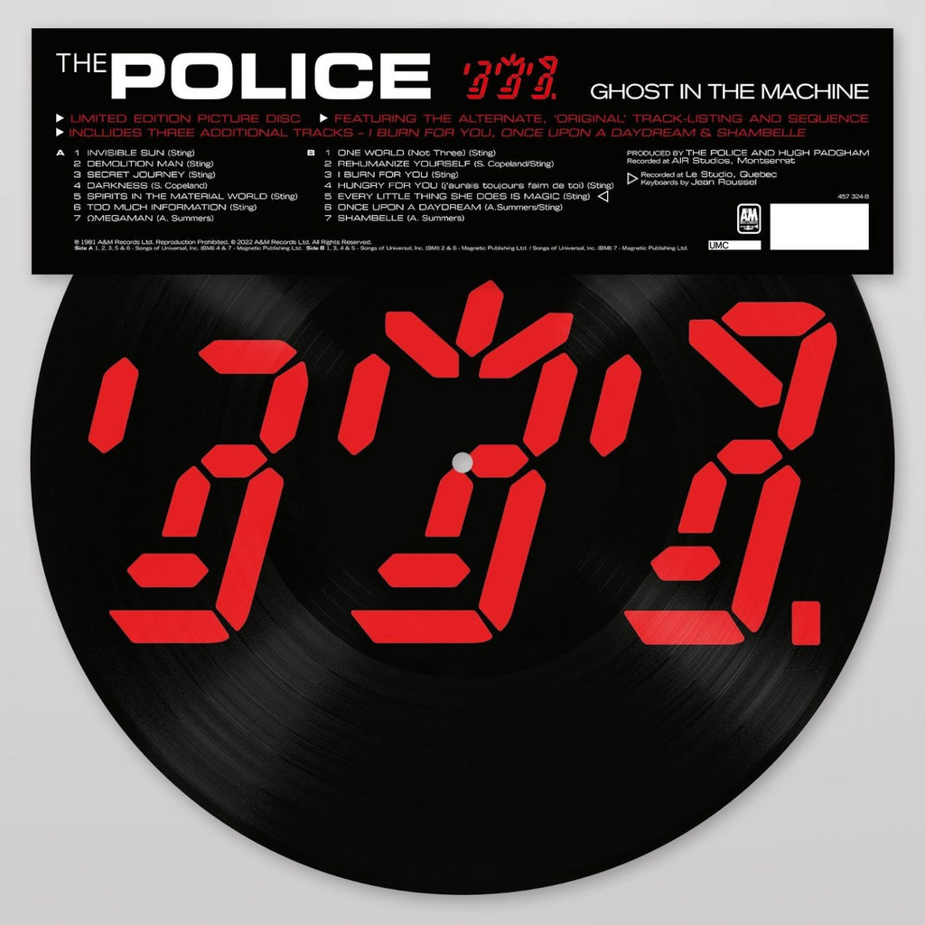 Police, The - Ghost In The Machine (Anniversary Picture Disc)