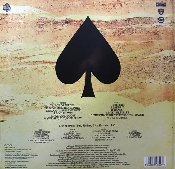 Motörhead - Ace Of Spades 3LP 40th Anniversary Edition