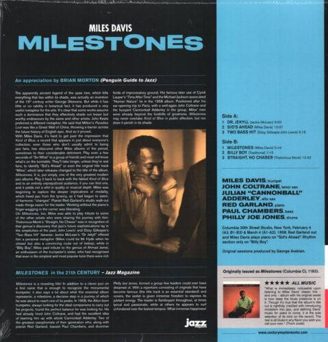 Miles Davis - Milestones (Waxtime-Blue Vinyl)