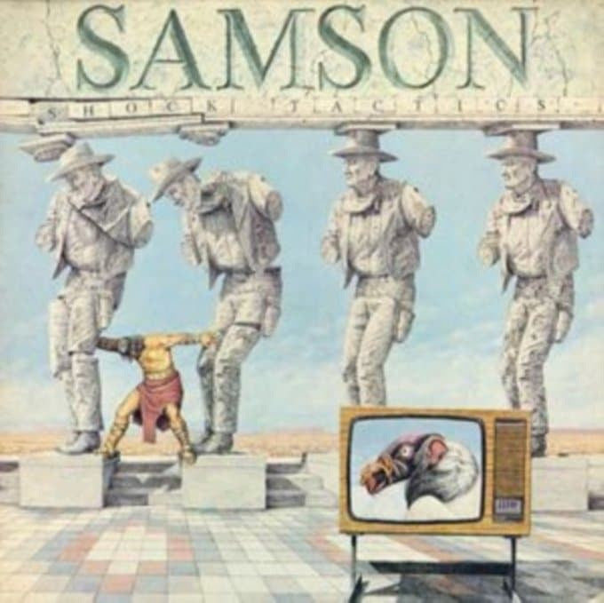 Samson - Shock Tactics (Blue Marbled Vinyl)